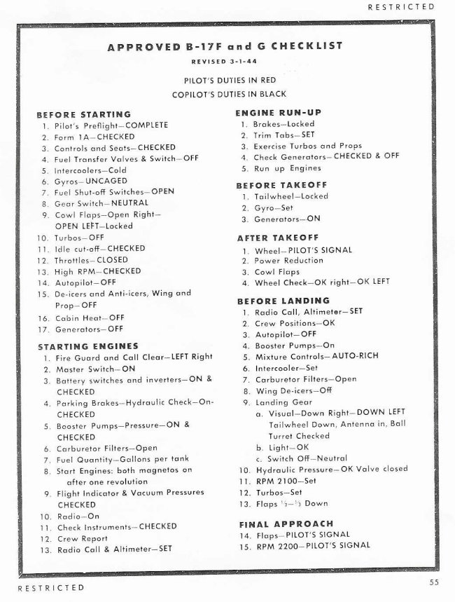 The Simple Genius Of Checklists From B 17 To The Apollo Missions