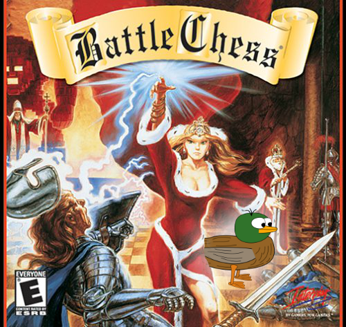 battle chess game queen butt